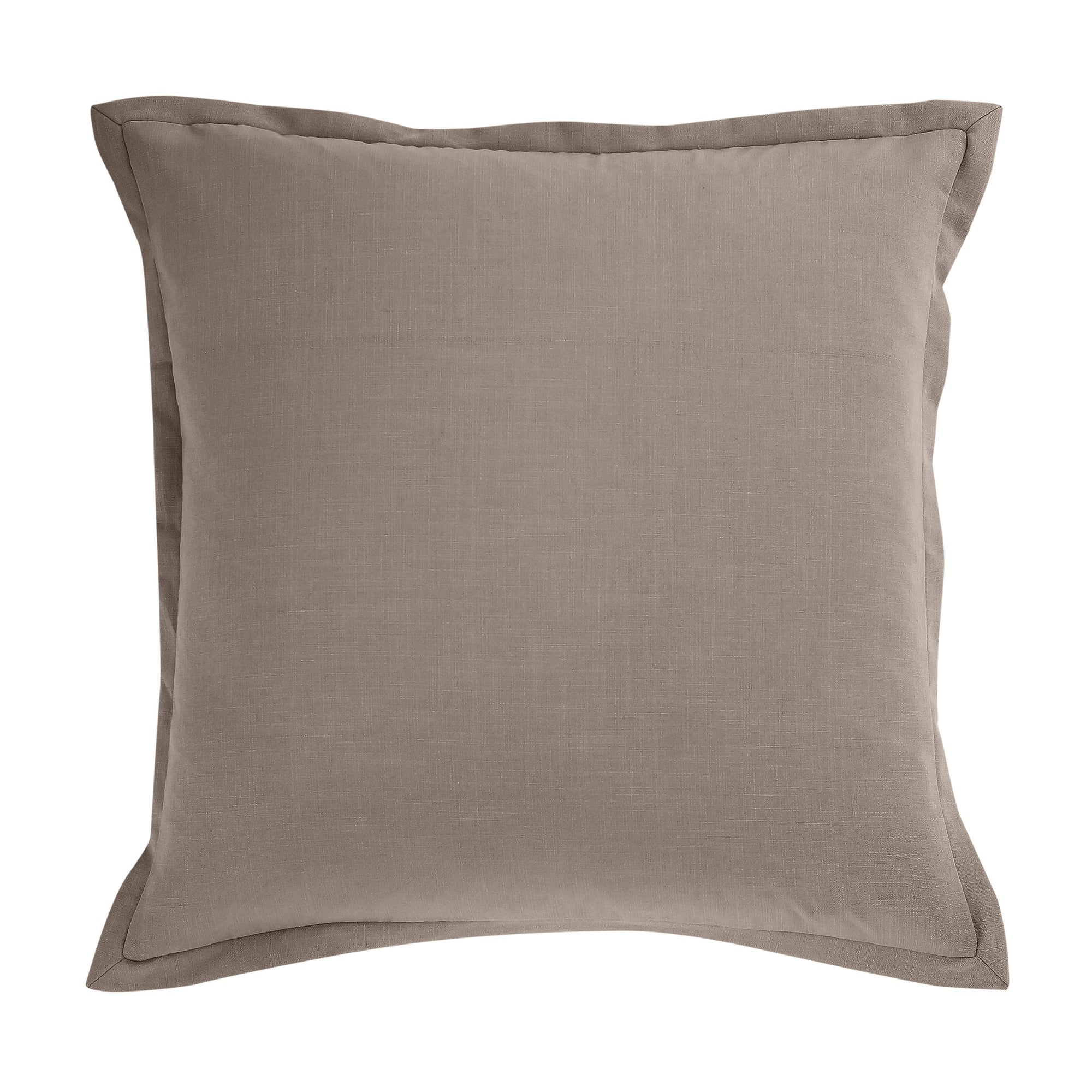 Trent Solid Linen Euro Sham, 27X27 Euro Sham