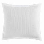 Waffle Weave Euro Sham White Euro Sham