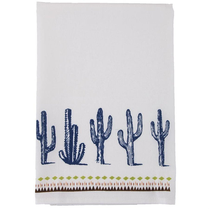 Southwest Cactus Border 5-PC Tea Towel Set Kitchen Towel