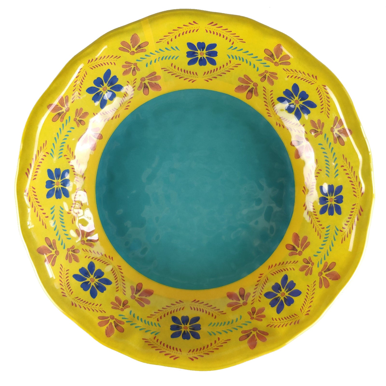 Bonita Talavera Design 14PC Melamine Dinnerware Set Melamine Dinnerware