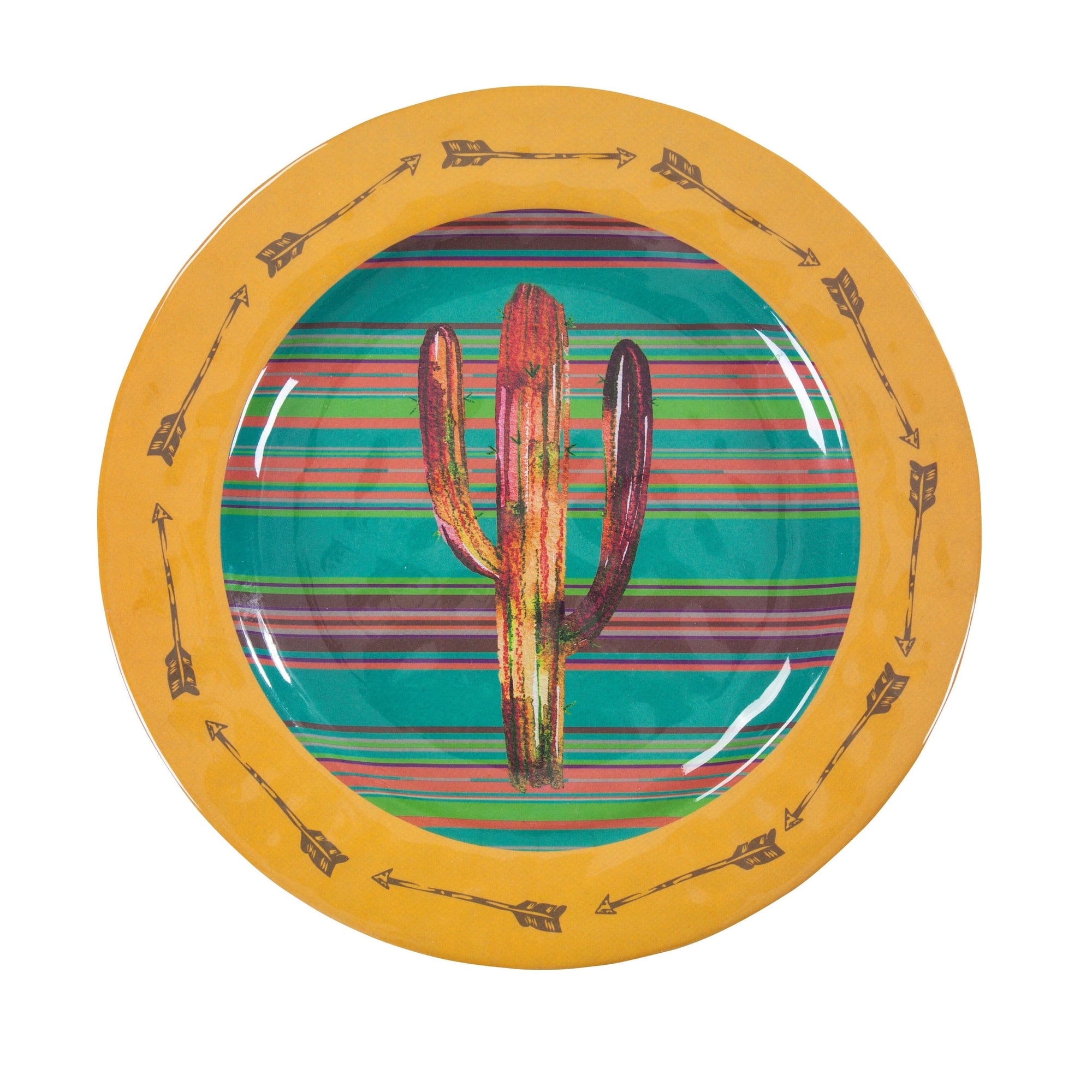 Cactus 14PC Melamine Dinnerware Set Melamine Dinnerware