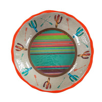 Cactus 14PC Melamine Dinnerware Set Melamine Dinnerware