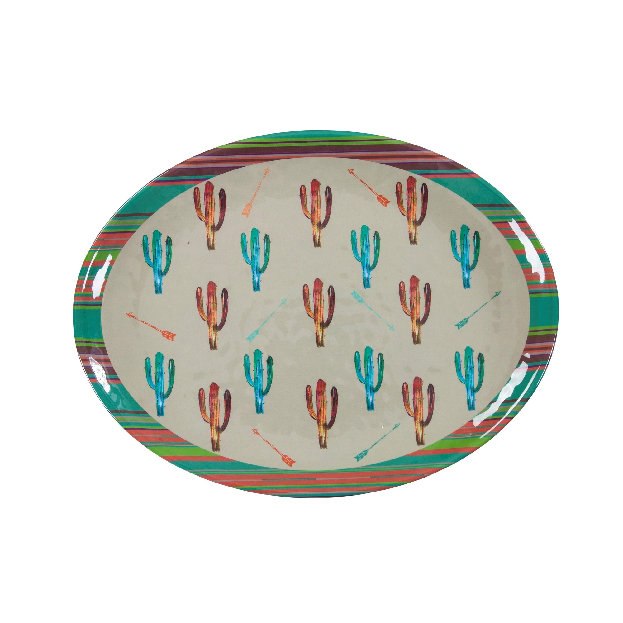 Cactus 14PC Melamine Dinnerware Set Melamine Dinnerware