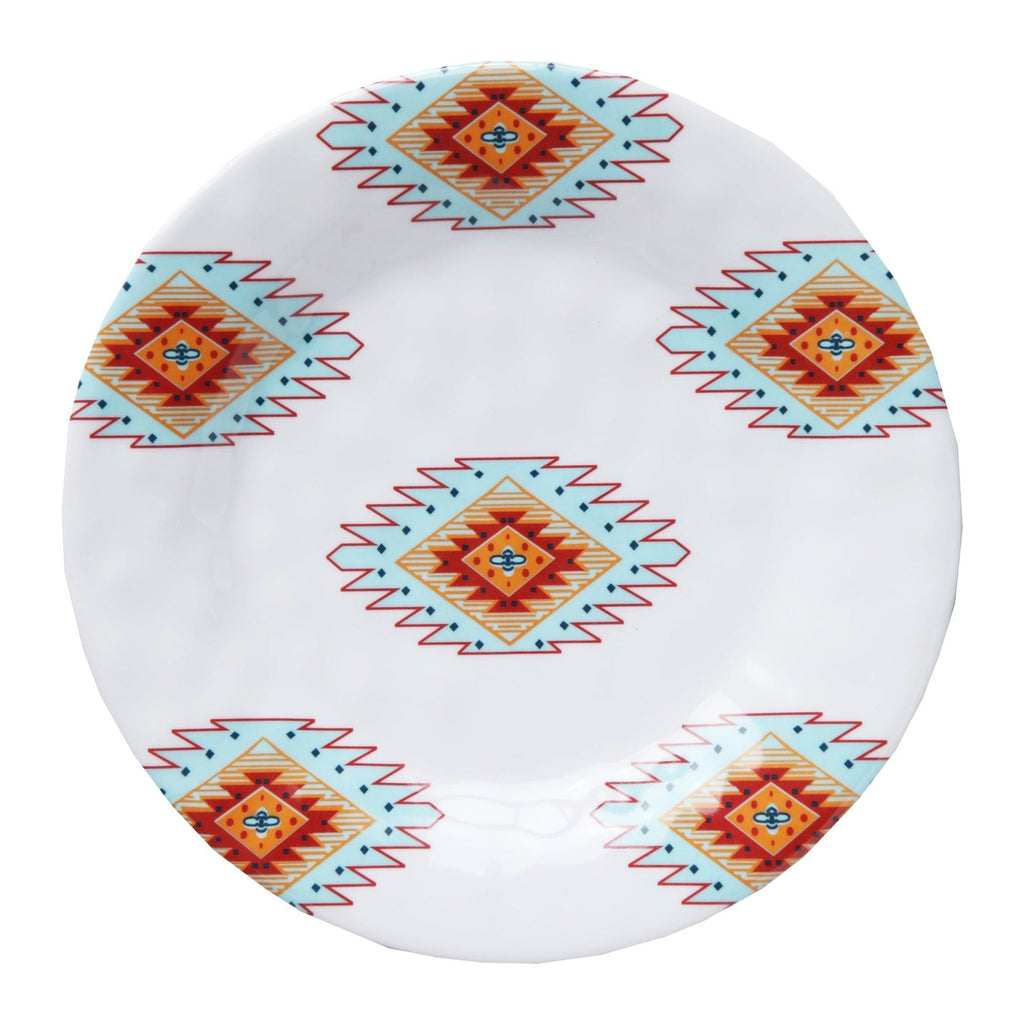 Southwest Motif 14-PC Melamine Dinnerware Set Melamine Dinnerware