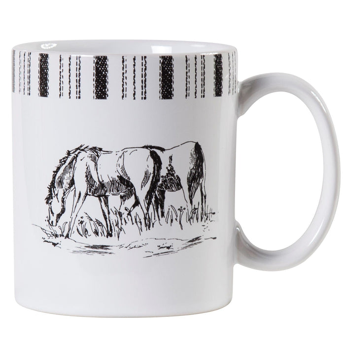 Ranch Life Remuda Mugs, Set of 4 Mug