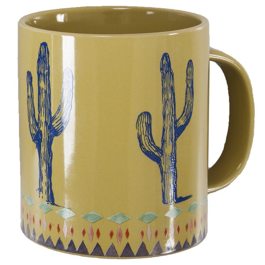 Saguaro Cactus Border 4-PC Coffee Mug Set Mug