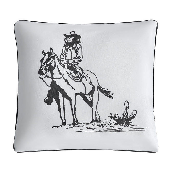 Ranch Life Cowgirl Indoor/Outdoor Pillow Outdoor Pillow