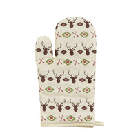 Aztec Multi Deer Printed Oven Mitt Oven Mitt