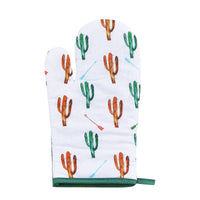 Colorful Cactus Printed Oven Mitt Oven Mitt