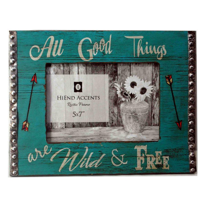 All Good Things Wooden Picture Frame, 5x7 Picture Frame