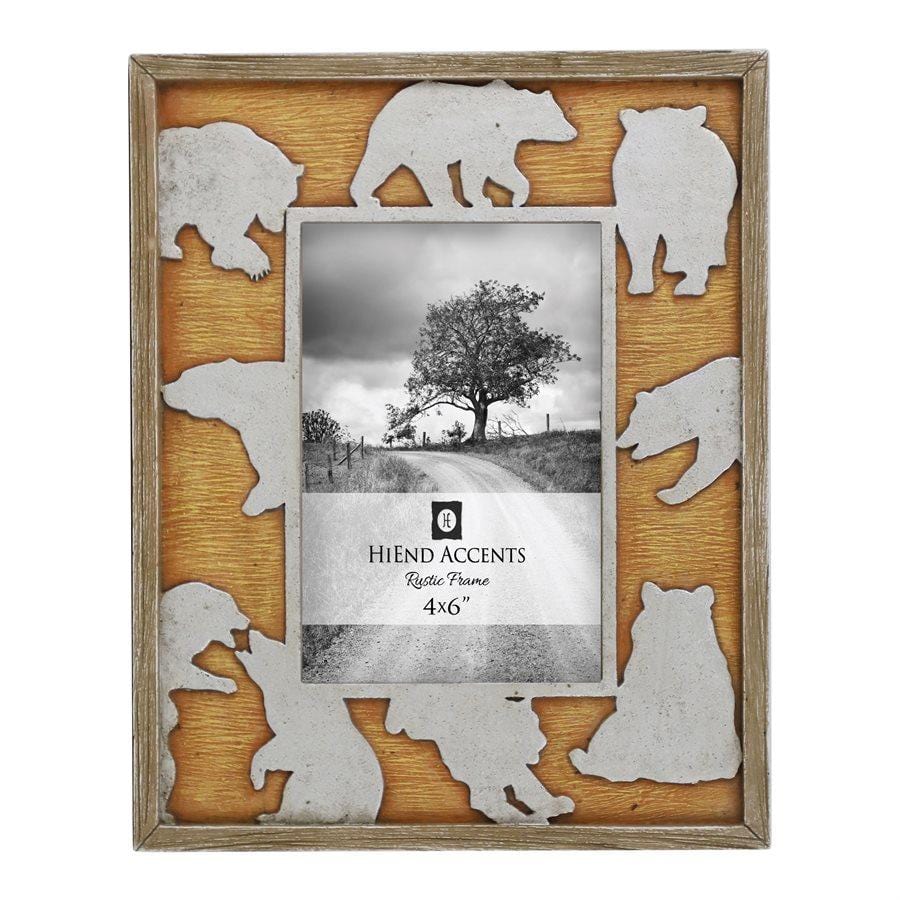 Bear Cutout Picture Frame, 4x6 Picture Frame