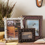 Carved Pine Cone Picture Frame (4x6/8x10) Picture Frame