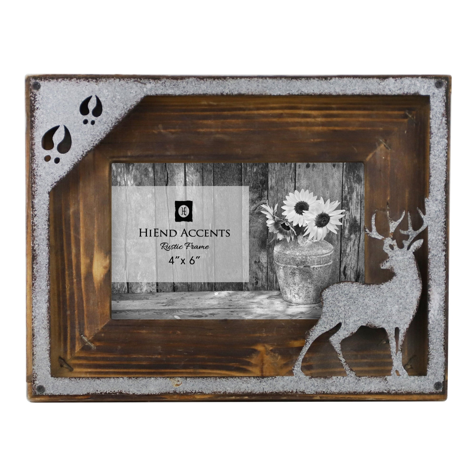 Deer Cutout Picture Frame, 4x6 Picture Frame
