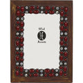 Red Stone Wooden Picture Frame, 4x6 Picture Frame