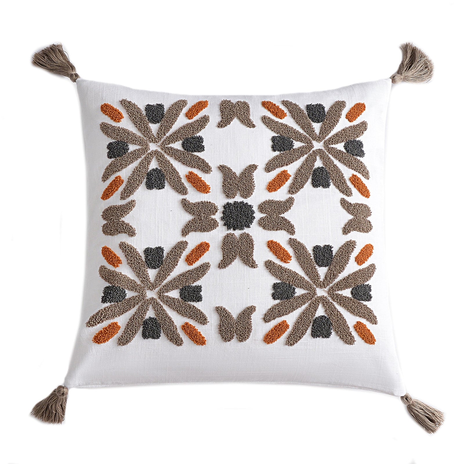 Abbie Crewel Embroidery Pillow Pillow