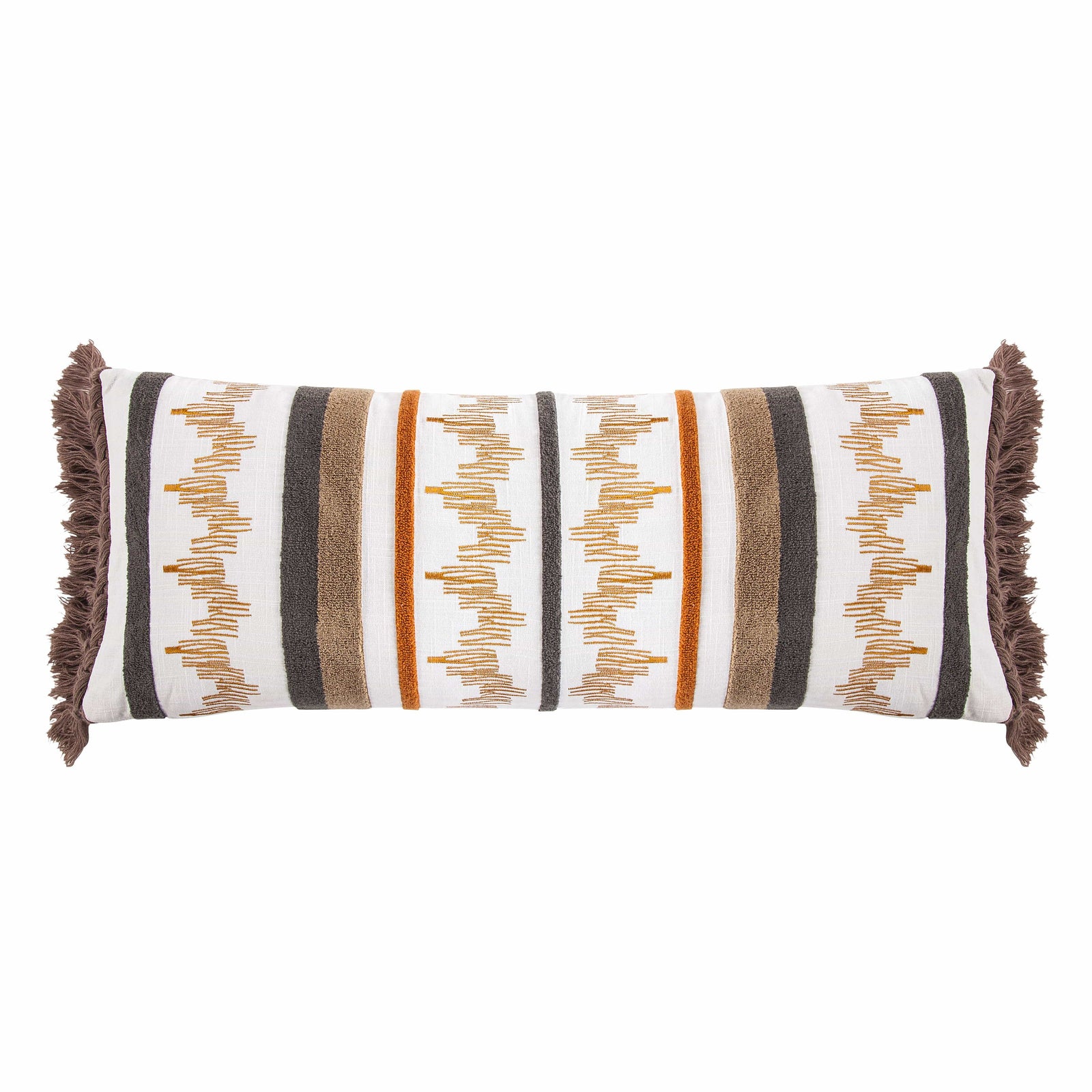 Aria Embroidery Lumber Pillow, 14x36 Pillow