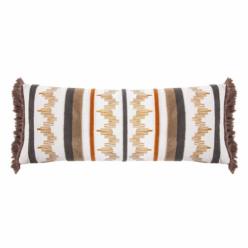 Aria Embroidery Lumber Pillow, 14x36 Pillow