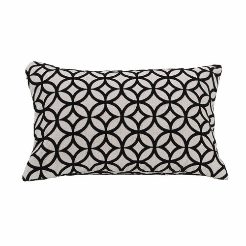 Augusta Cut Velvet Lumbar Pillow, 10x16 Pillow