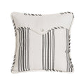 Prescott Linen Weave Envelope Pillow Black Pillow