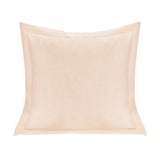 Single Flanged Washed Linen Pillow Blush Pillow