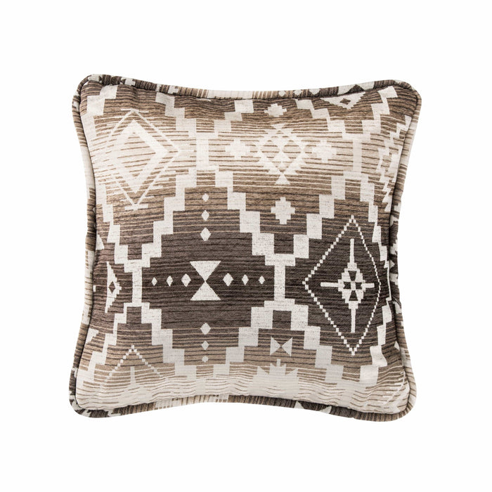 HiEnd Accents Square Aztec Pillow, 18x18