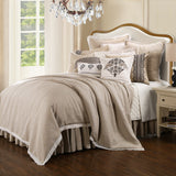Charlotte Ruffle Trim & Lace/Ruffle Accent Pillow, 18x18 Pillow