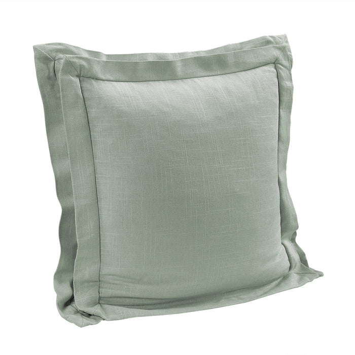 Double Flanged Washed Linen Pillow Pillow
