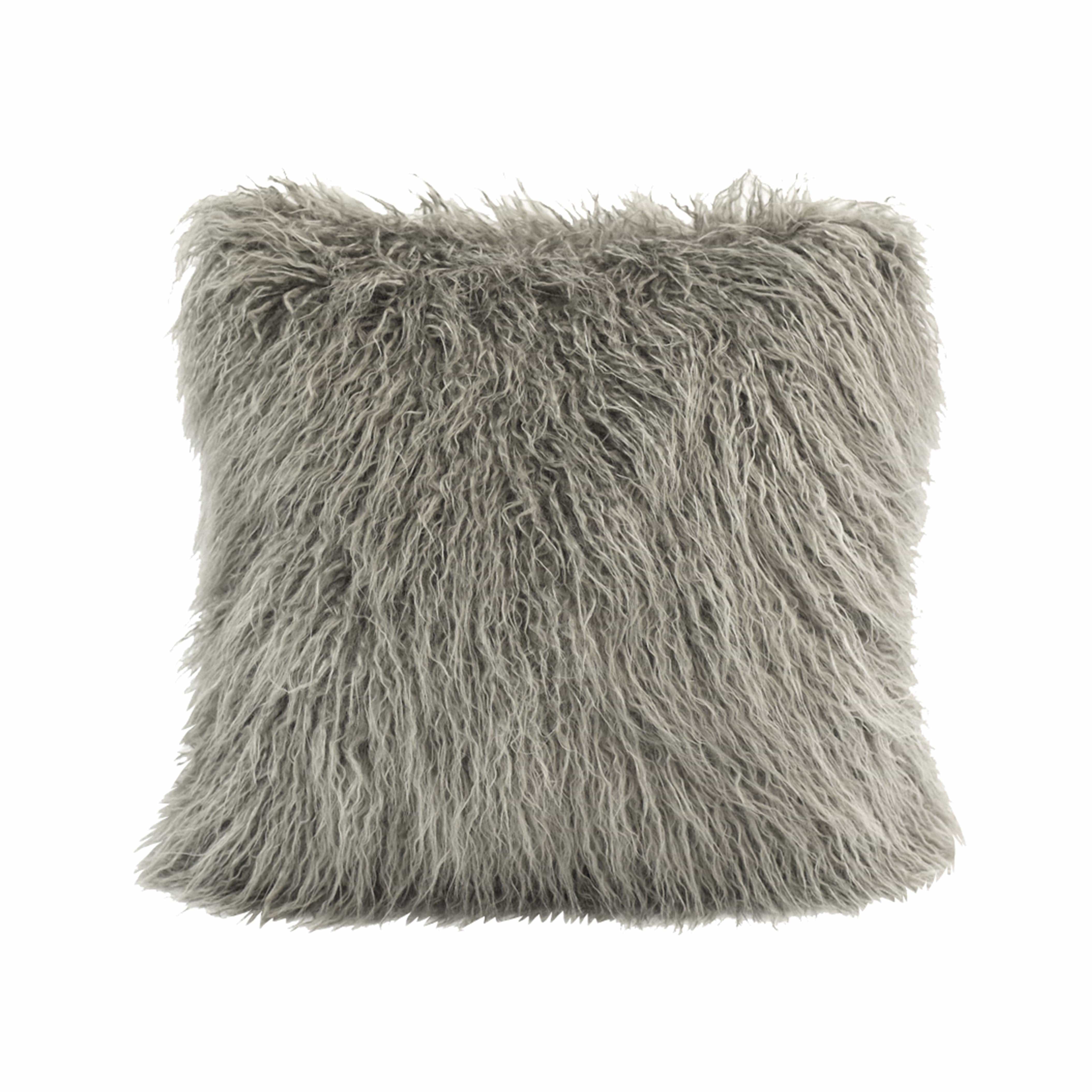 Faux throw pillows best sale