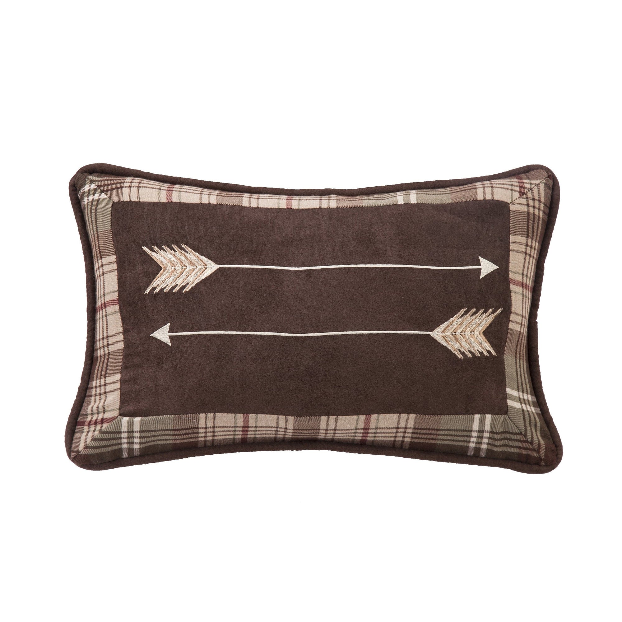 Huntsman Embroidered Arrow Accent Pillow, 12x19 Pillow