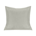Single Flanged Washed Linen Pillow Light Gray Pillow
