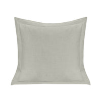 Single Flanged Washed Linen Pillow Light Gray Pillow
