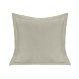 Single Flanged Washed Linen Pillow Light Tan Pillow