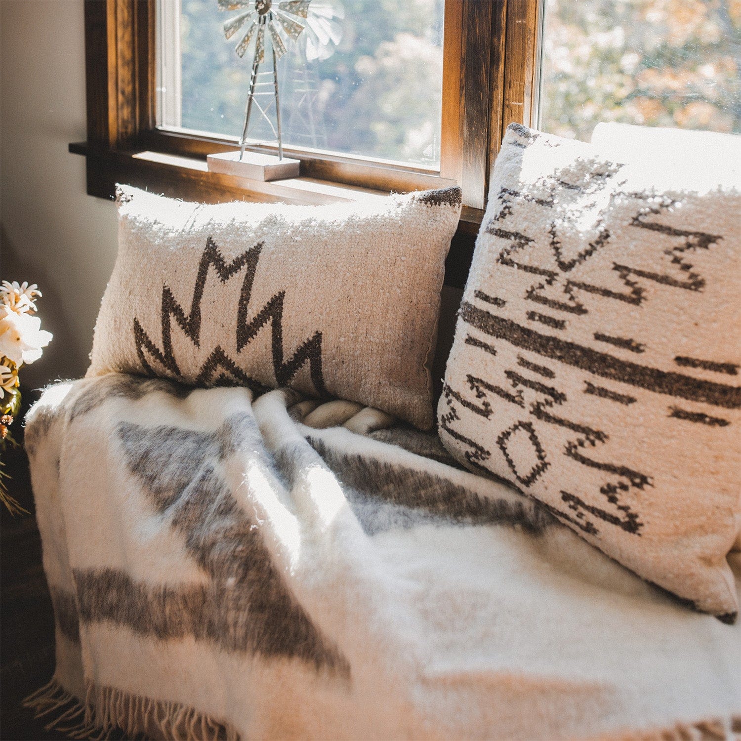 Maguey Handwoven Oblong Pillow Pillow