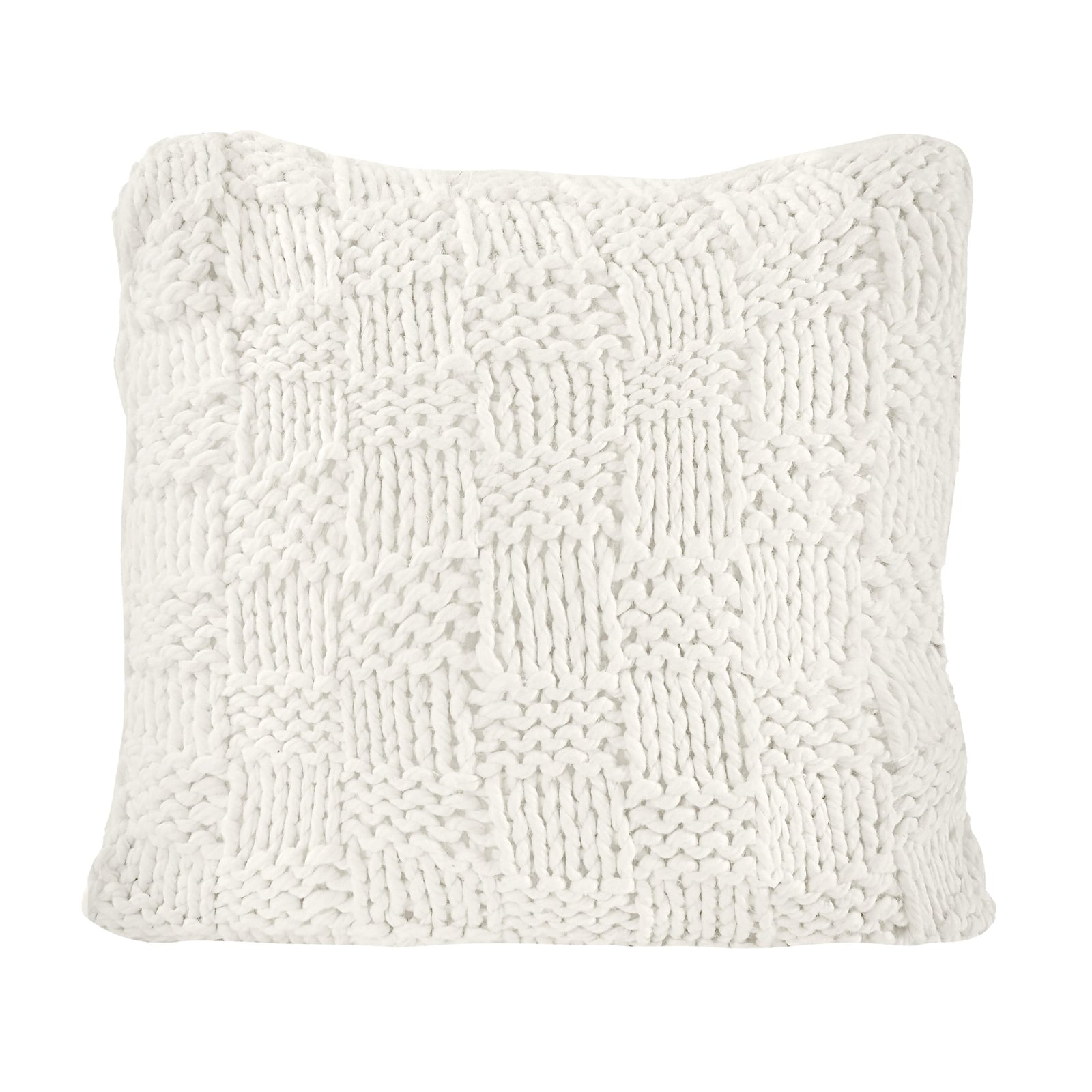 Chess Knit Euro Pillow, 27x27, 6 Colors Natural Pillow