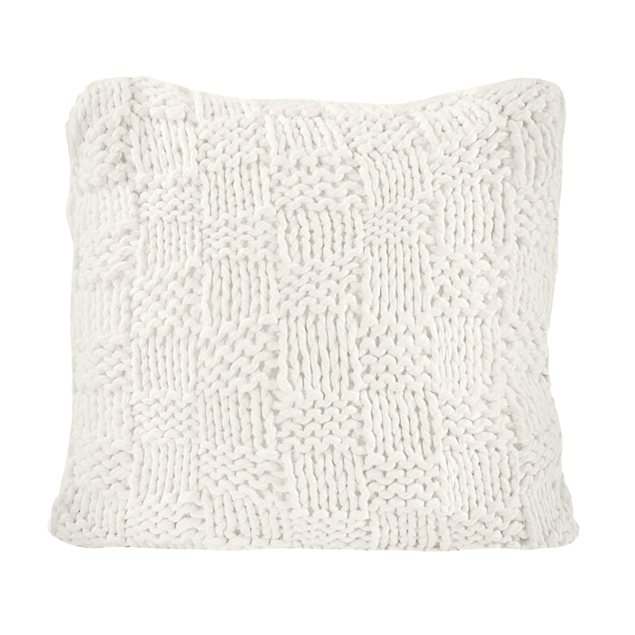 Tweed Buckle Detailed Lumbar Pillow