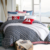 Nautical-Style Compass Accent Pillow Pillow