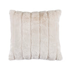 Oversized White Mink Throw Pillow, 22x22 Pillow