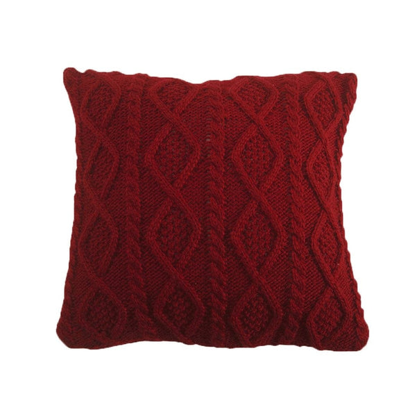 Best Cable Knit Throw Pillow Paseo Road
