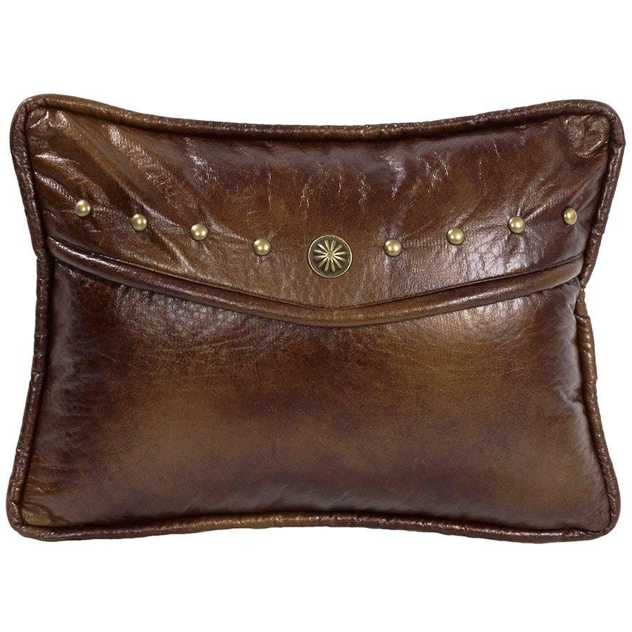 Ruidoso Faux Leather Envelope Pillow w/ Studs Pillow
