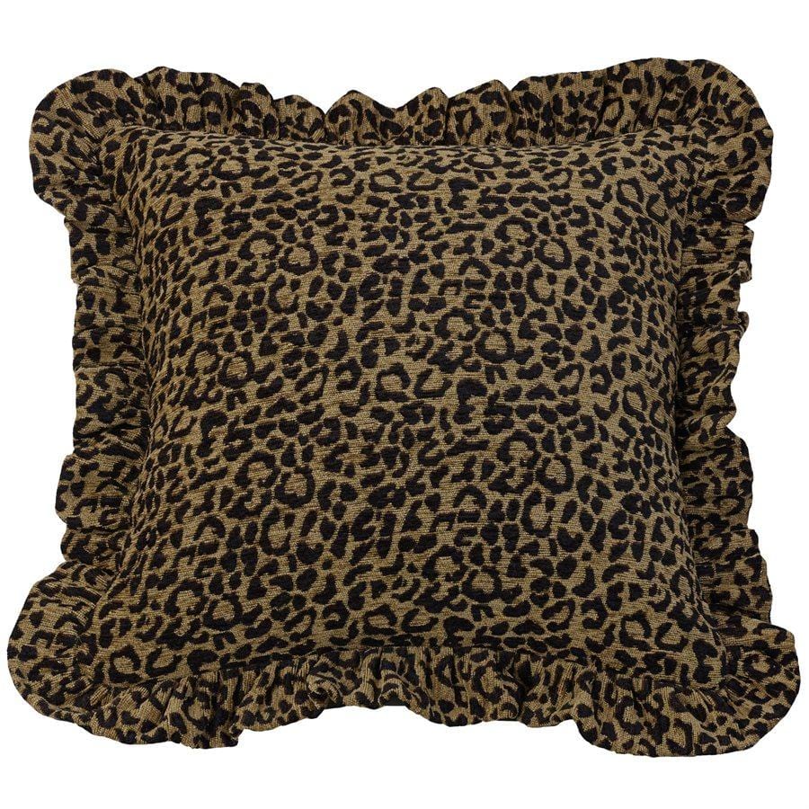 San Angelo Leopard Chenille Throw Pillow Pillow