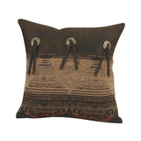 Sierra Square Throw Pillow w/ Concho Pillow