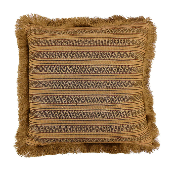 Southwestern Matching Pillow w/ Fringe, 18x18 Pillow