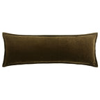 Stella Faux Silk Velvet Long Lumbar Pillow Pillow