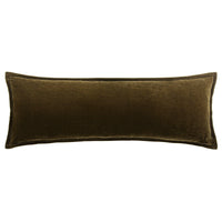 Stella Faux Silk Velvet Long Lumbar Pillow Pillow