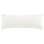 Stella Faux Silk Velvet Long Lumbar Pillow Stone Pillow