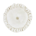 Stella Faux Silk Velvet Round Pillow Stone Pillow