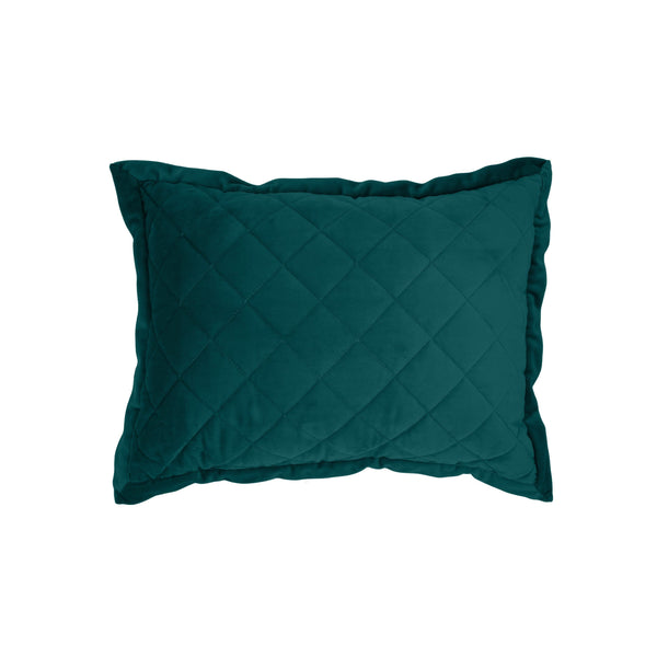 Velvet Diamond Quilted Boudoir Pillow, 12x16