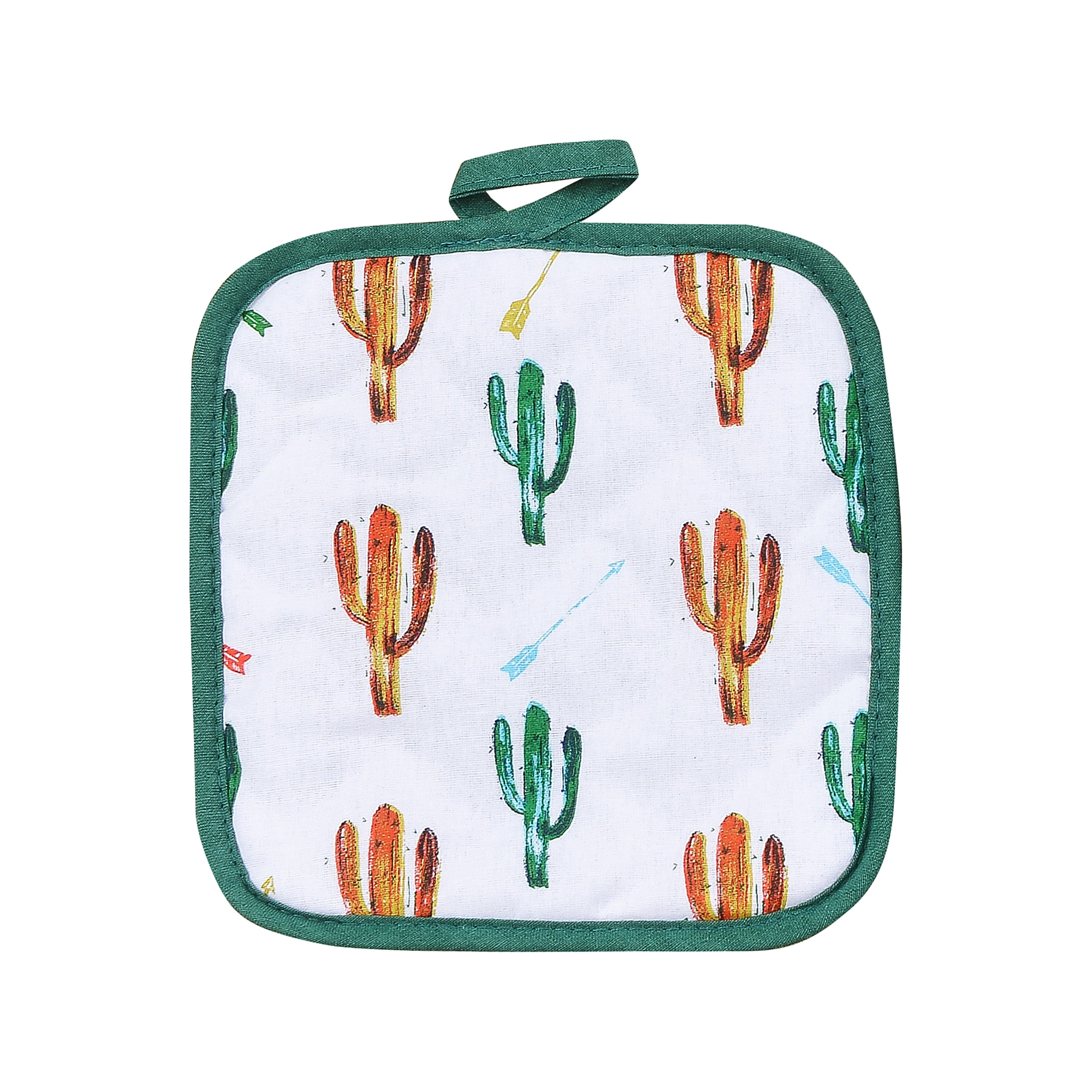Colorful Cactus Printed Pot Holder Pot Holder