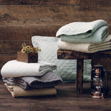 Linen Cotton Diamond Quilt Quilt