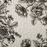 Lyla Floral Print Reversible Quilt Set Quilt